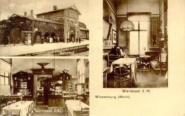 Bahnhof Wiesenburg 1928