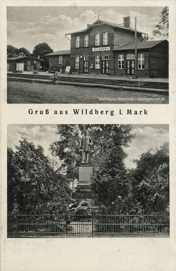 Bahnhof Wildberg (Mark) 1929