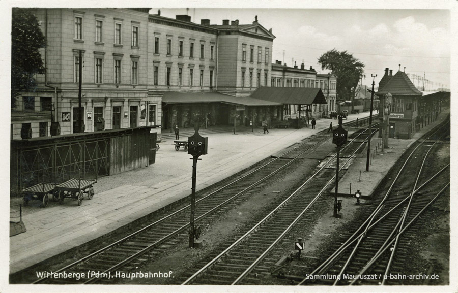 Bahnhof Wittenberge ca. 1920