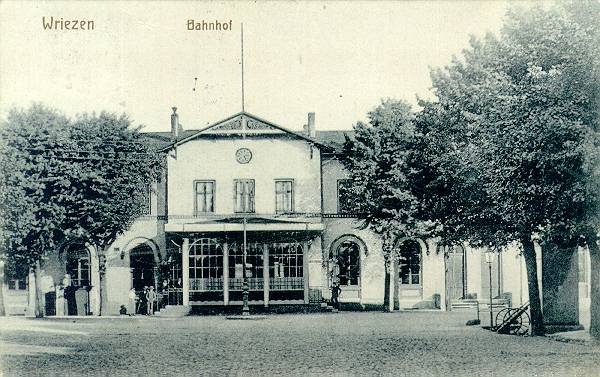 Bahnhof Wriezen 1917