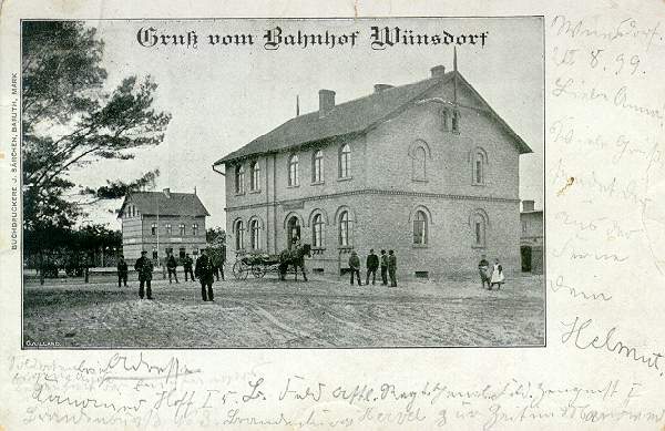 Bahnhof Wünsdorf 1899