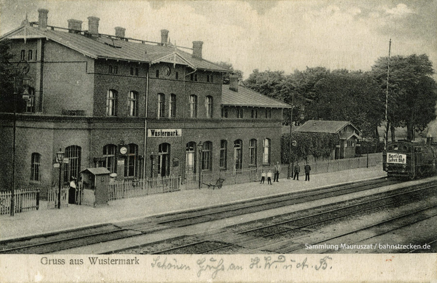 Bahnhof Wustermark 1911