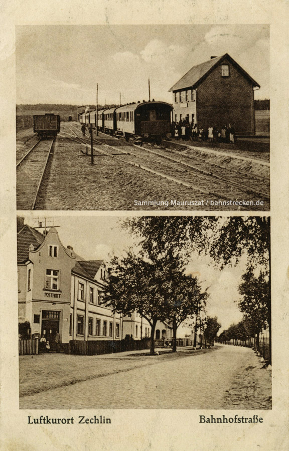 Bahnhof Zechlin ca. 1930