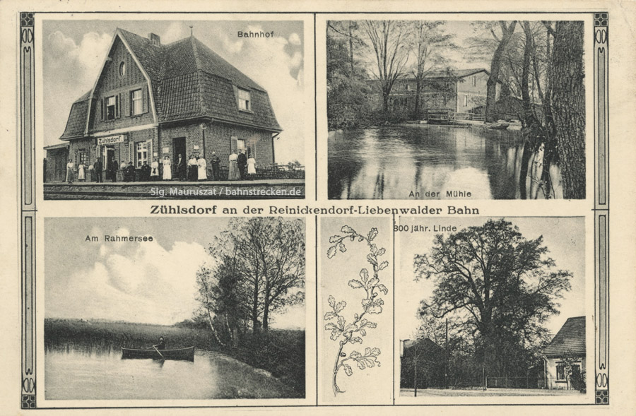 Bahnhof Zühlsdorf ca. 1910