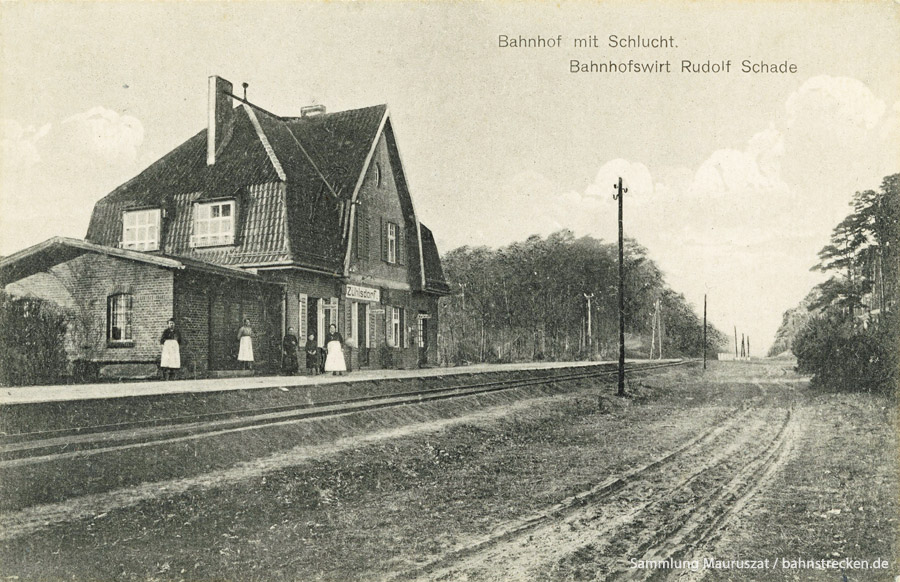 Bahnhof Zühlsdorf 1922